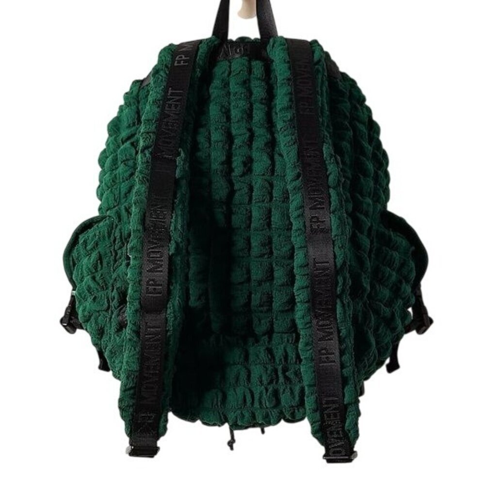 Free People Pucker Up Backpack Forest Green NWT - Picture 2 of 5